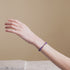 Blaue Sterne | 925er Sterlingsilber | Millefiori-Armband